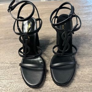 Cassandra YSL Medallion Wedge Espadrilles